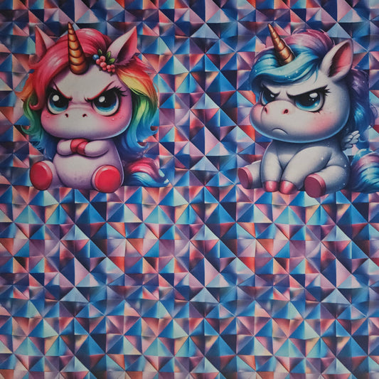 Oxford Kombi Panel | 50 x 153 cm | Grumpy Unicorns