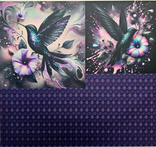 Oxford Kombi Panel | 50 x 153 cm | Hummingbirds