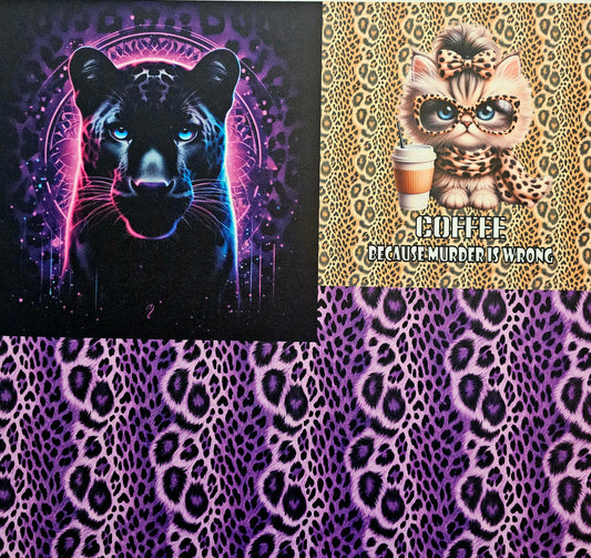 Oxford Kombi Panel | 50 x 153 cm | Purple Panther