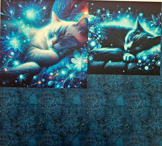 Oxford Kombi Panel | 50 x 153 cm | Sleepy Cats