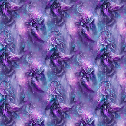Kunstleder Boho Purple | 50x130 cm