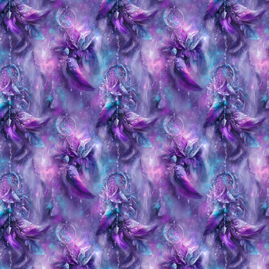 Kunstleder Boho Purple | 50x130 cm