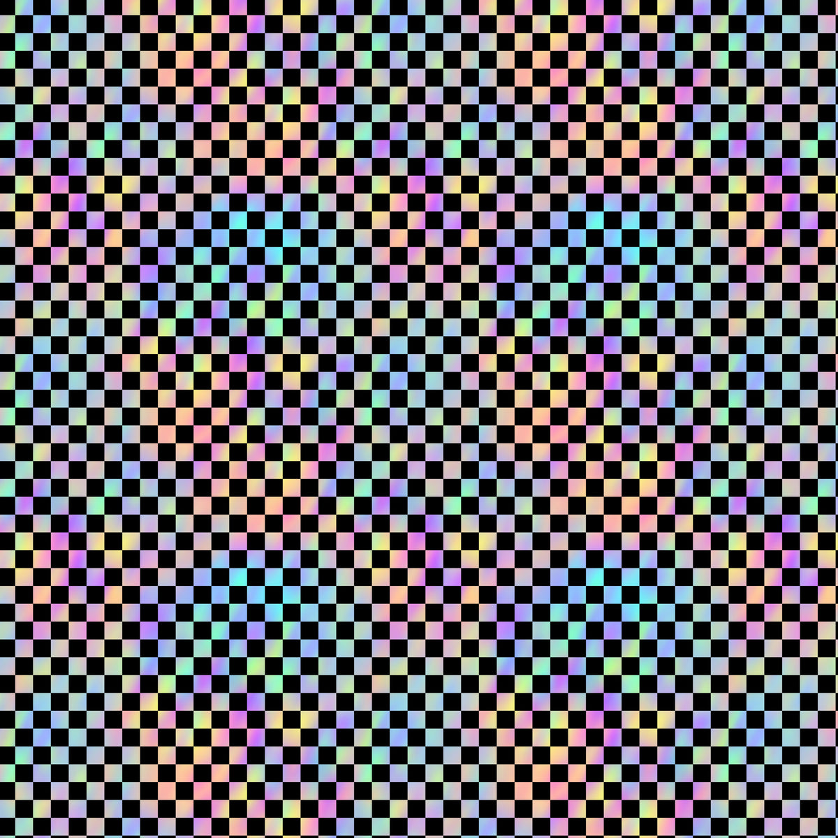 Kunstleder Checkerboard Bunt | 50x130 cm