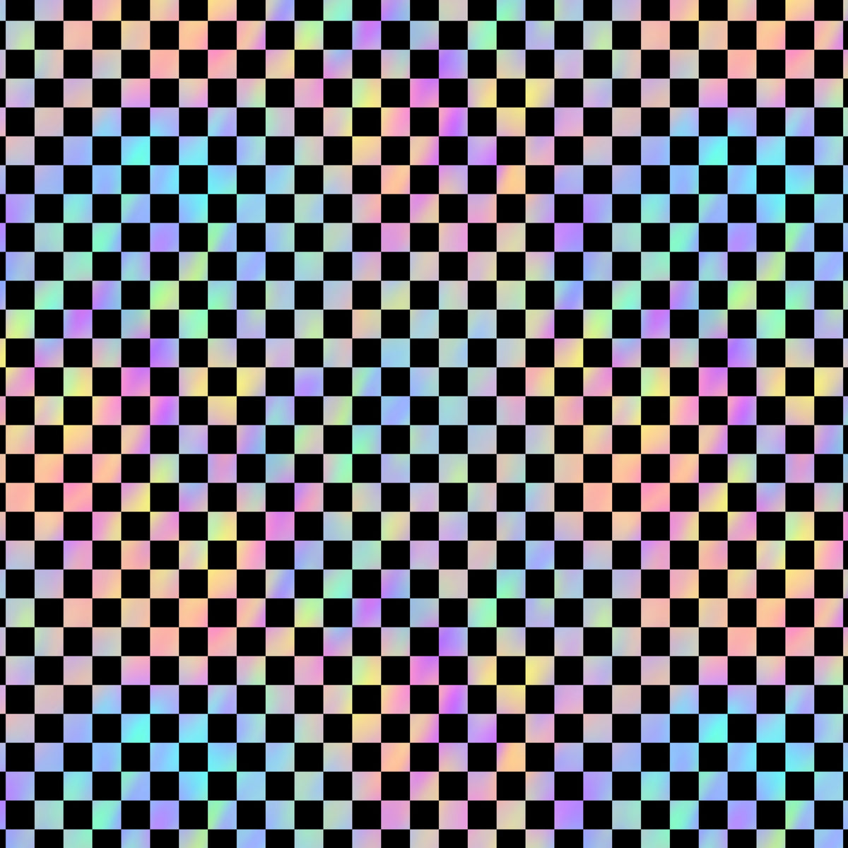 Kunstleder Checkerboard Bunt | 50x130 cm