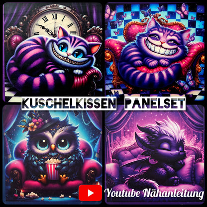 Kuschelkissen Panelset | 40x40 cm Kissenbezug