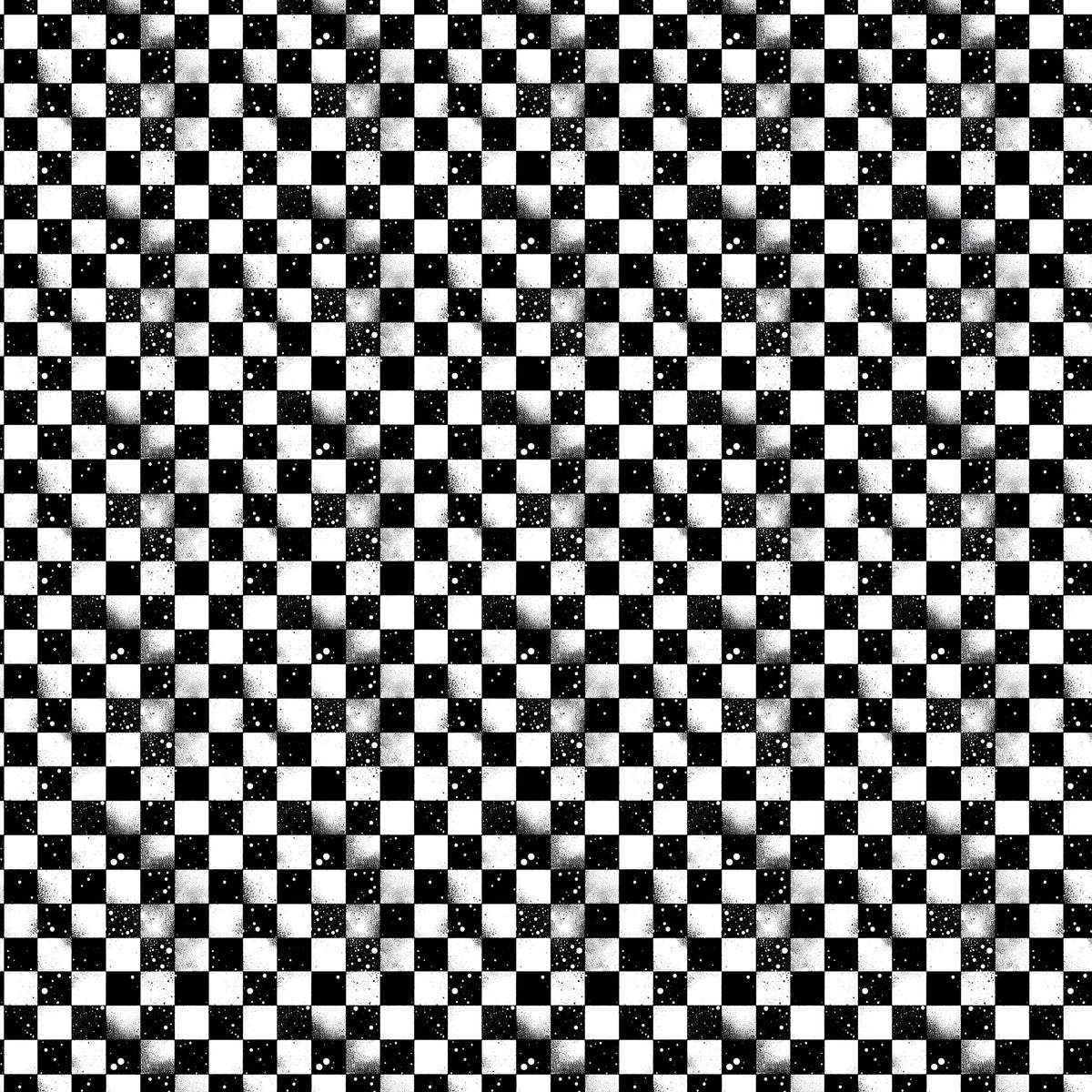 Kunstleder Checkerboard Grunge | 50x130 cm