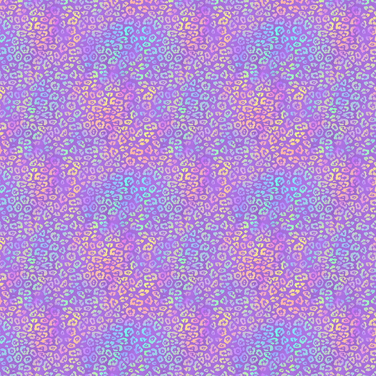 Kunstleder Lavender Leo | 50x130 cm