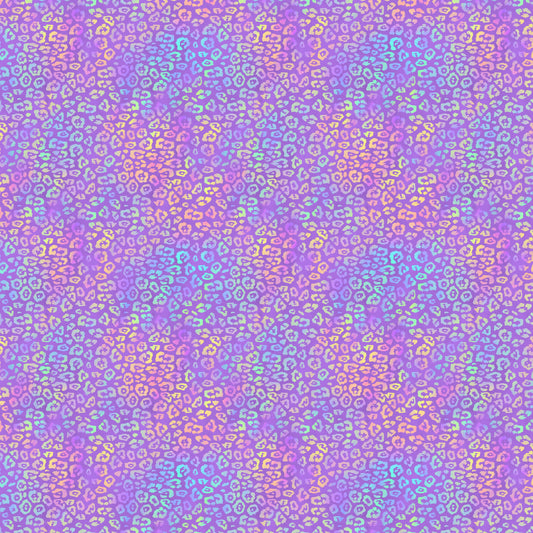 Kunstleder Lavender Leo | 50x130 cm