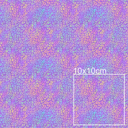 Kunstleder Lavender Leo | 50x130 cm
