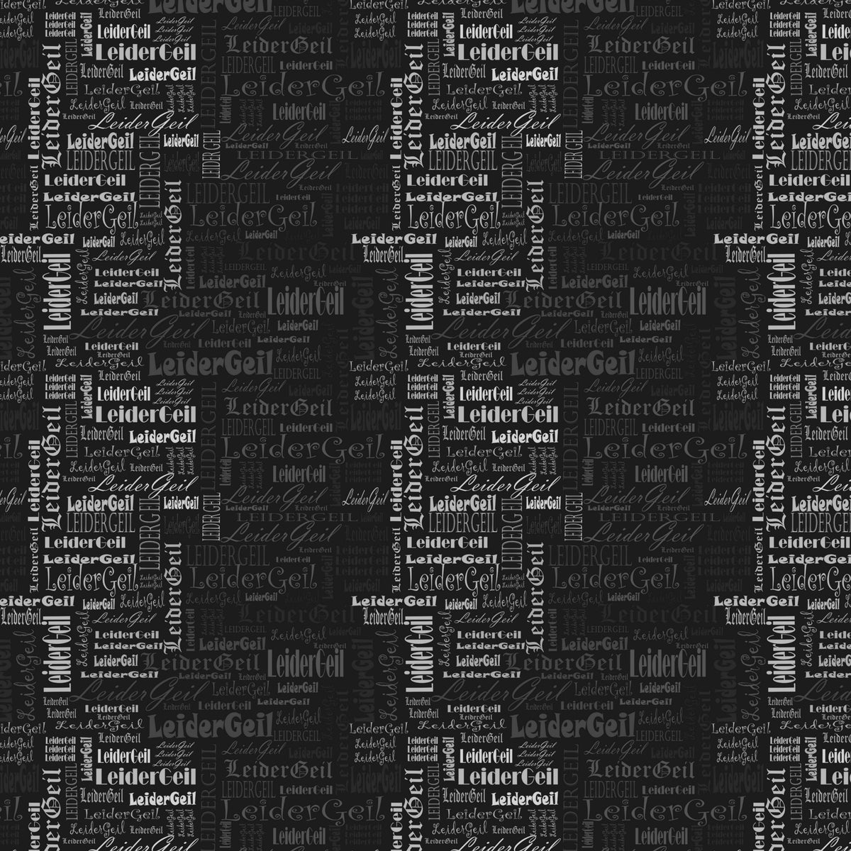 Kunstleder LeiderGeil BlackWhite | 50x130 cm