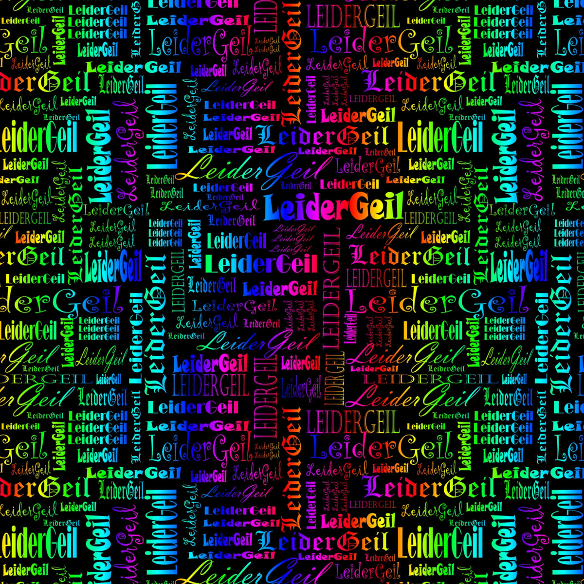 Kunstleder LeiderGeil Rainbow | 50x130 cm