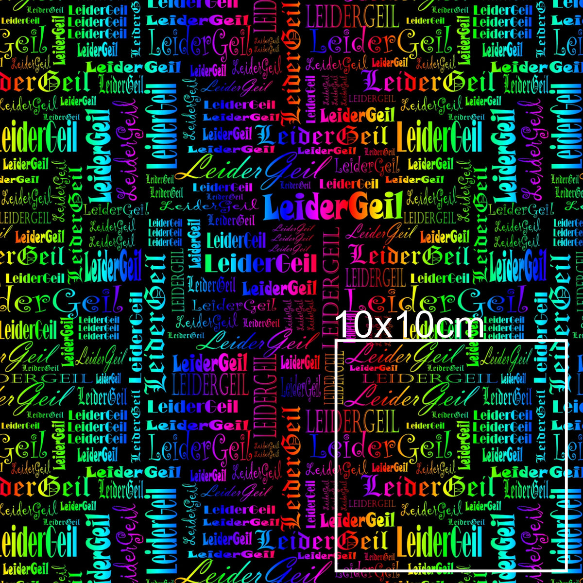 Kunstleder LeiderGeil Rainbow | 50x130 cm