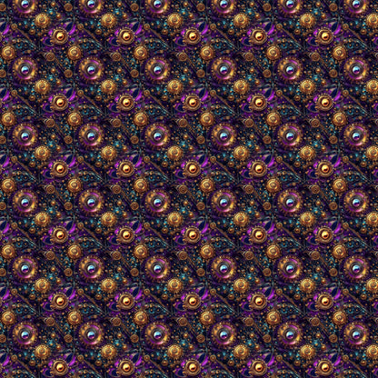 Kunstleder Steampunk Luxe Purple | 50x130 cm