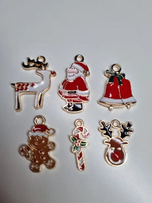 Anhänger/Charm Christmas bunt