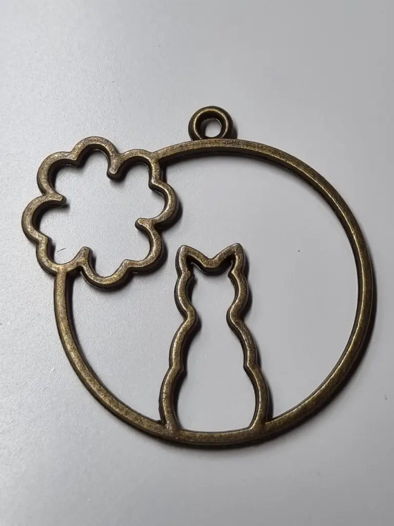 Anhänger Charm Katze Glück