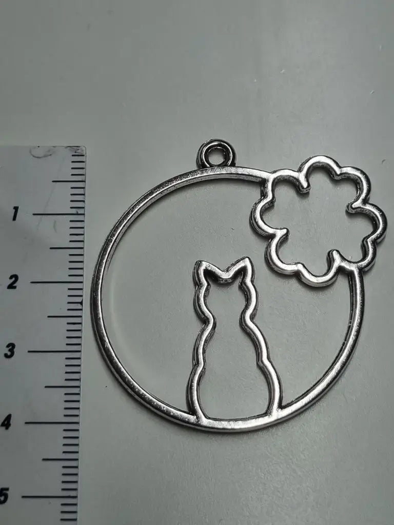 Anhänger Charm Katze Glück