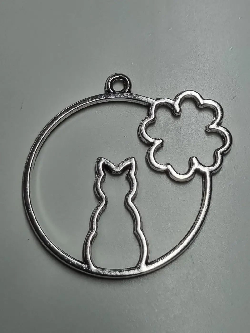 Anhänger Charm Katze Glück