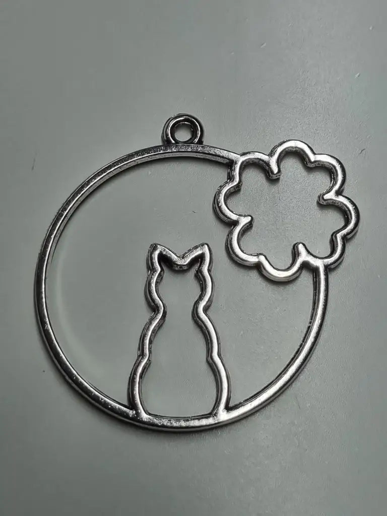Anhänger Charm Katze Glück