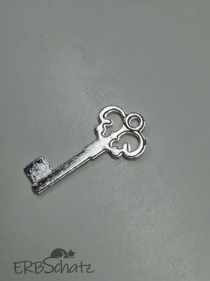 Anhänger/Charm kleiner Schlüssel - reißverschluss schieber