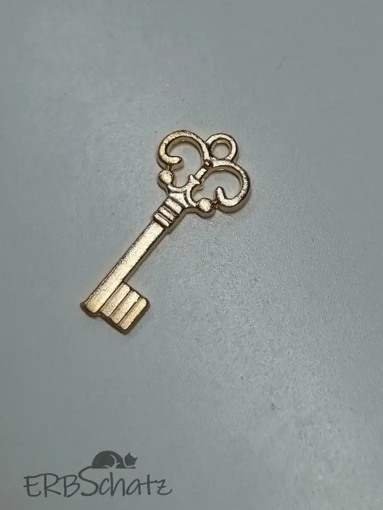Anhänger/Charm kleiner Schlüssel - reißverschluss schieber