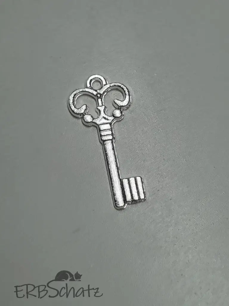 Anhänger/Charm kleiner Schlüssel - reißverschluss schieber