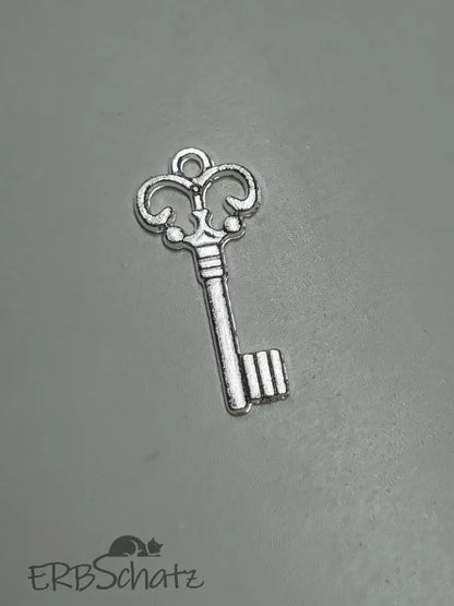 Anhänger/Charm kleiner Schlüssel - reißverschluss schieber