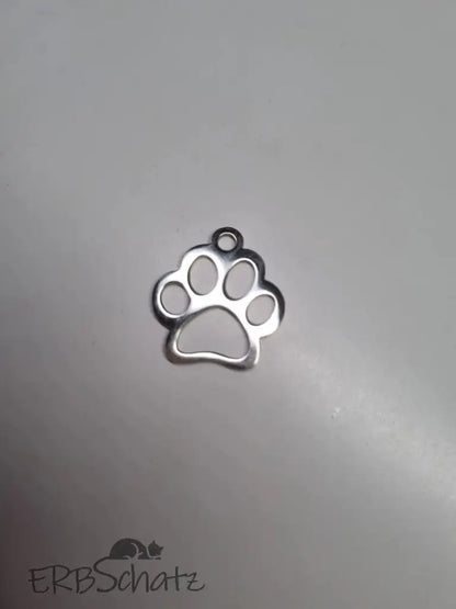Anhänger/Charm Pfote - reißverschluss schieber