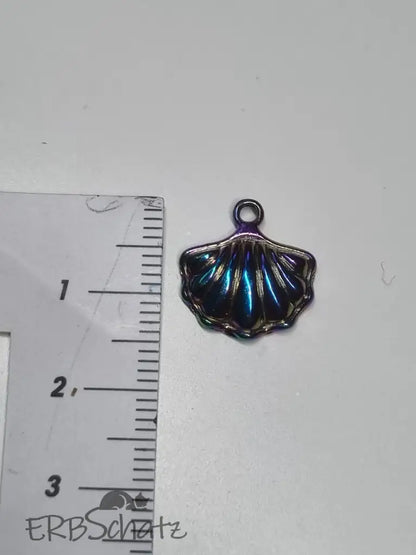 Anhänger/Charm Rainbow diverse Muscheln - reißverschluss