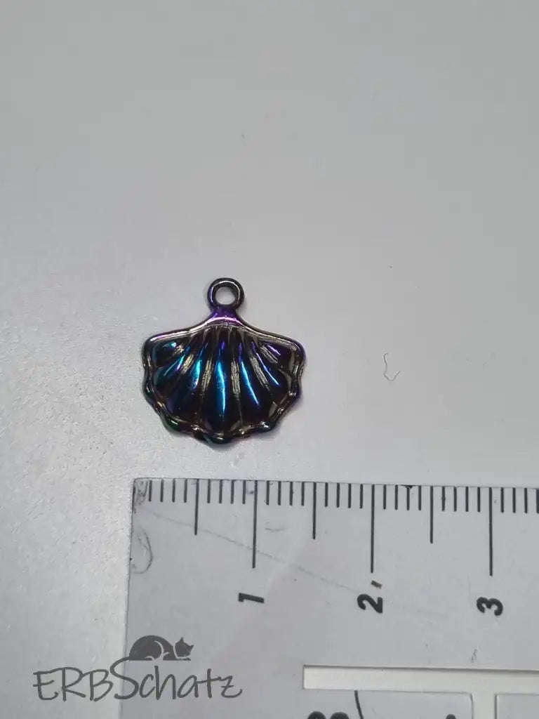Anhänger/Charm Rainbow diverse Muscheln - reißverschluss