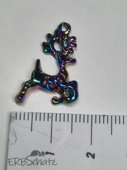 Anhänger/Charm Rainbow Tiere - reißverschluss schieber