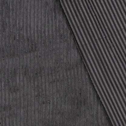 Breitcord | Farbauswahl | 1 cm Rippen Schwarz