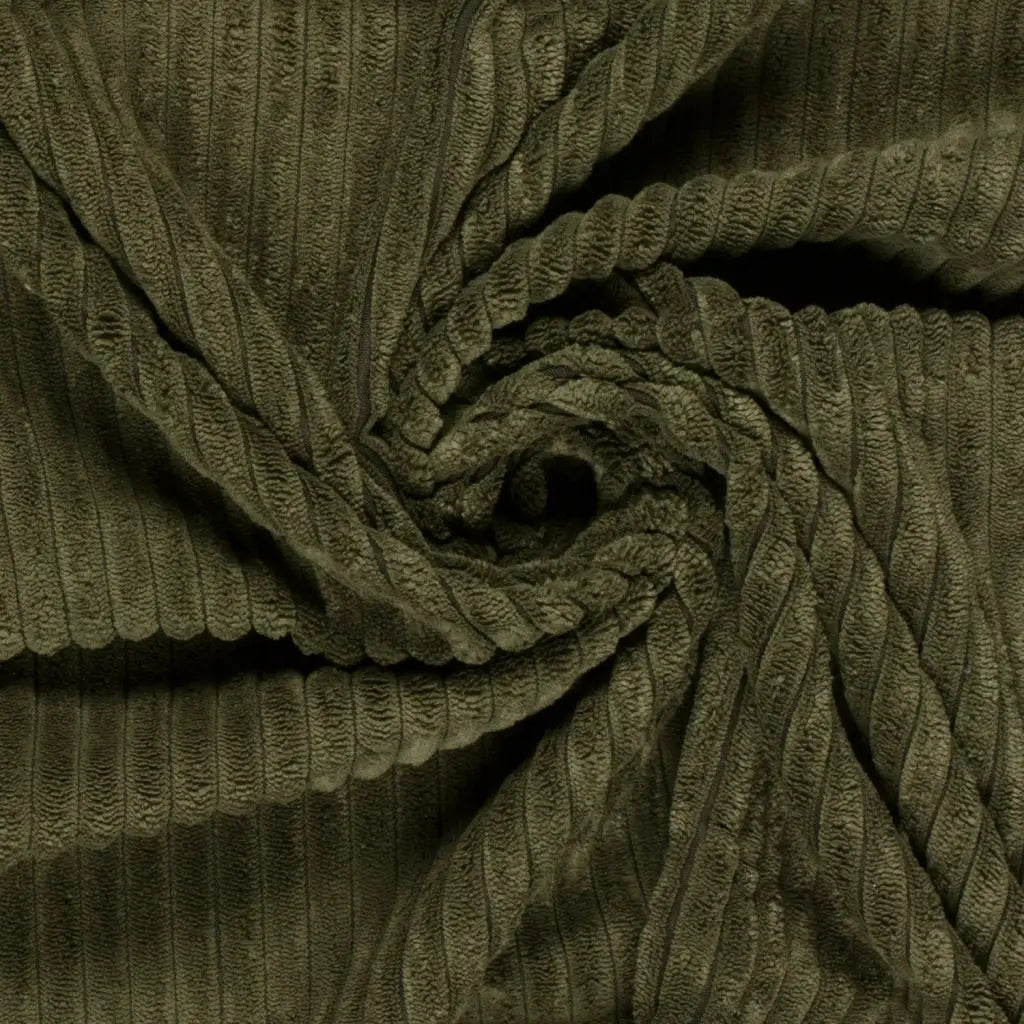 Breitcord | Farbauswahl | 1 cm Rippen Schwarz