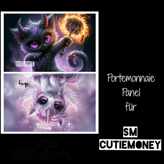 CutieMoney Duo KL Portemonnaie Panel Artig/Unartig