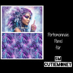 CutieMoney Duo KL Portemonnaie Panel Boho Girl 