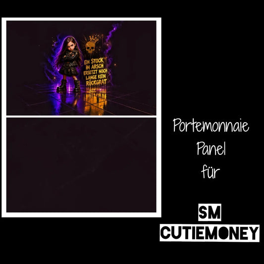 CutieMoney Duo KL Portemonnaie Panel Kein Rückgrat