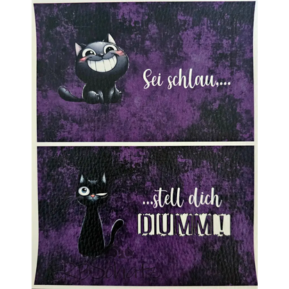 CutieMoney Duo KL Portemonnaie Panele Motiv & Spruch | 16 x