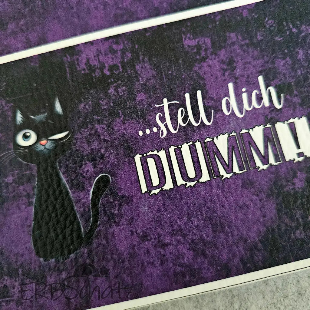 CutieMoney Duo KL Portemonnaie Panele Motiv & Spruch | 16 x