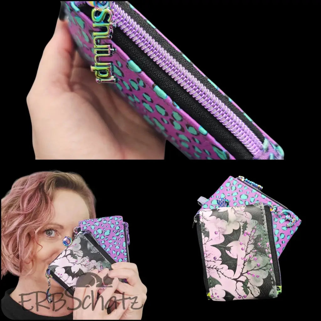 CutieMoney Duo KL Portemonnaie Panele Motiv & Spruch | 16 x