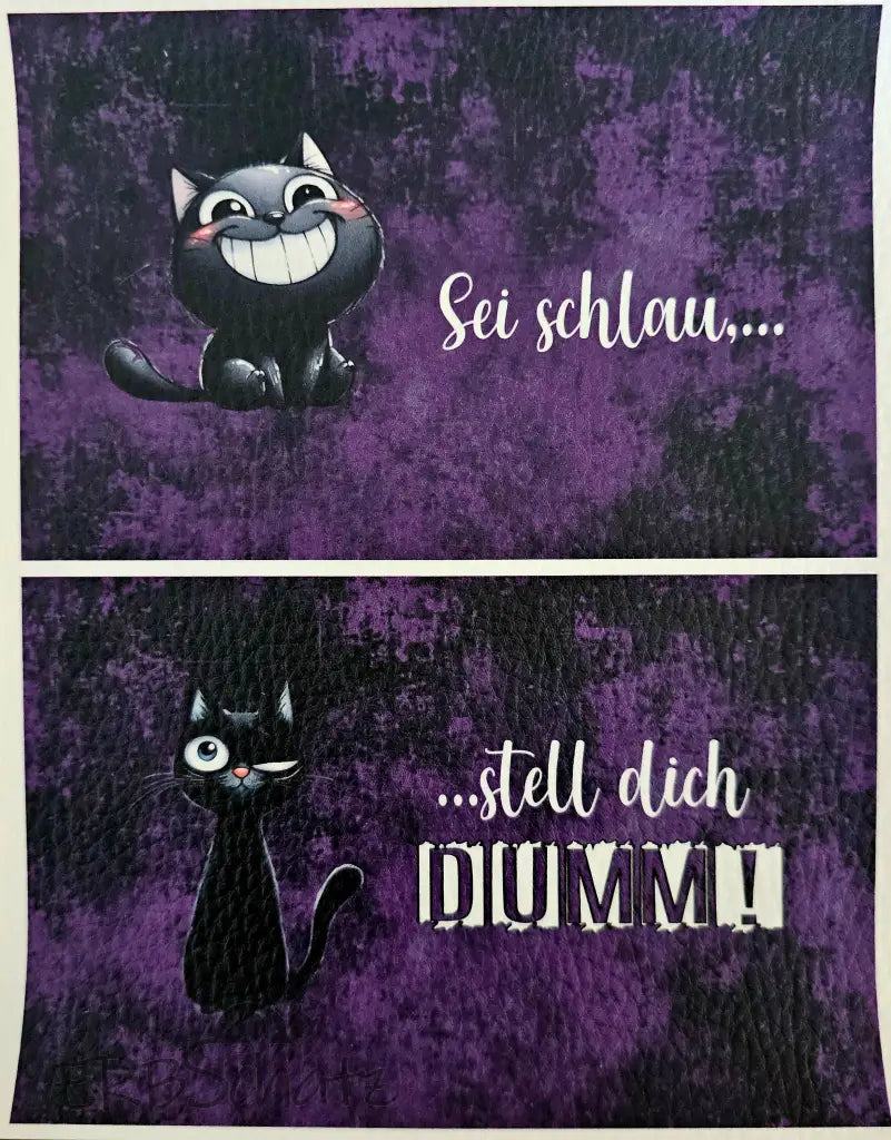 CutieMoney Duo KL Portemonnaie Panele Motiv & Spruch | 16 x