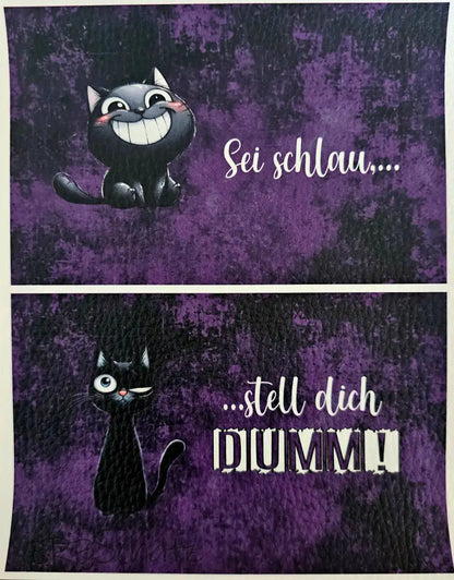 CutieMoney Duo KL Portemonnaie Panele Motiv & Spruch | 16 x