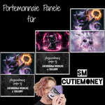 CutieMoney Oxford Duo Portemonnaie Panele | Artig/Unartig