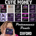 CutieMoney Oxford Duo Portemonnaie Panele Motiv & Spruch