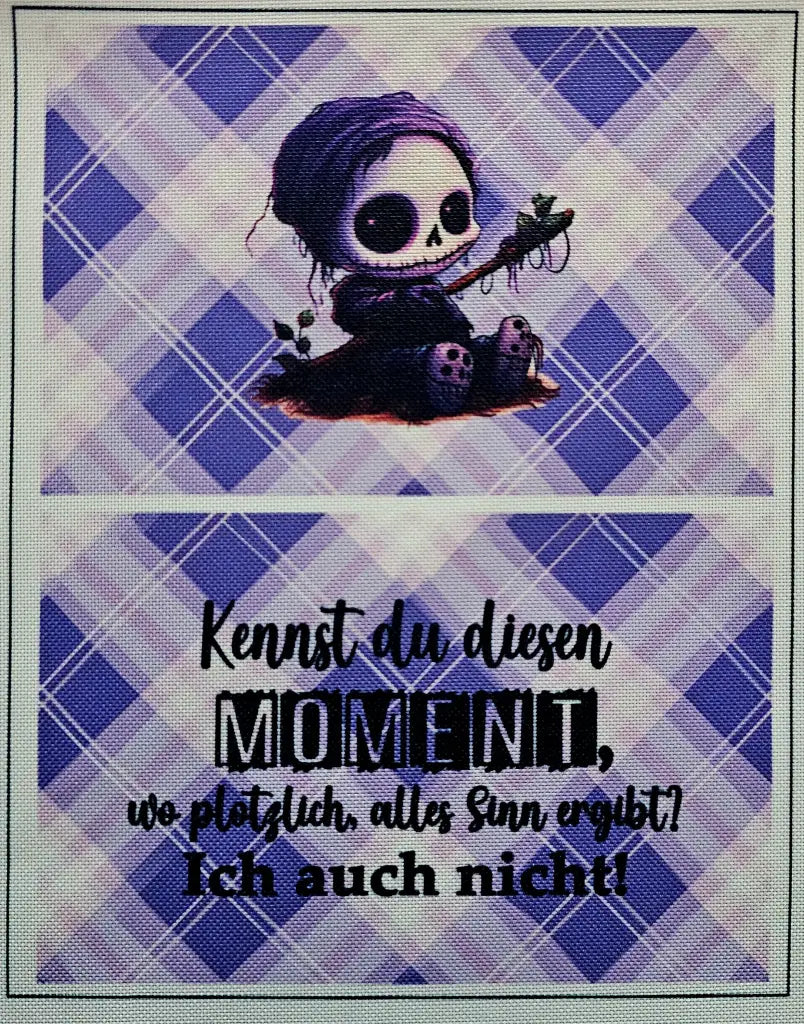 CutieMoney Oxford Duo Portemonnaie Panele Motiv & Spruch