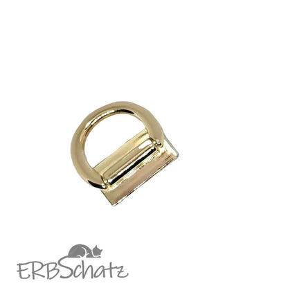 D-Ring anschraubbar - Gold
