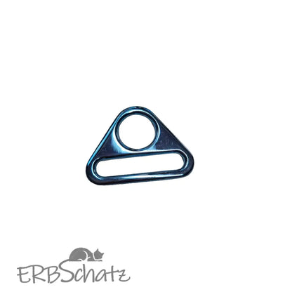 D-Ring mit Steg Metallic Colours für 25mm Gurtband - Blau