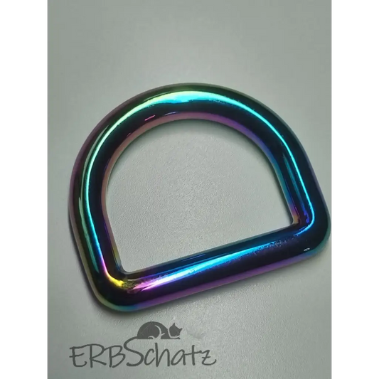 D-Ring Rainbow breit für 25mm Gurtband - Rainbow