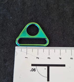 D-Ring mit Steg für 25mm Gurtband Rainbow