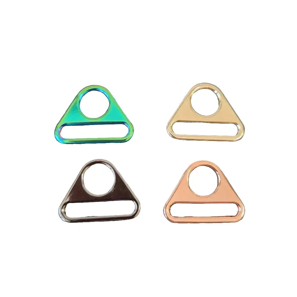 D-Ring mit Steg für 25mm Gurtband Rainbow