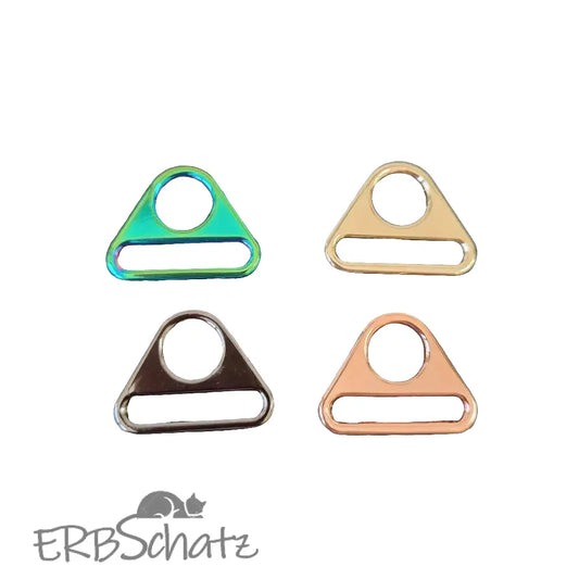 D-Ring mit Steg für 25mm Gurtband Rainbow