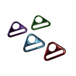 D-Ring mit Steg Metallic Colours für 25mm Gurtband Blau